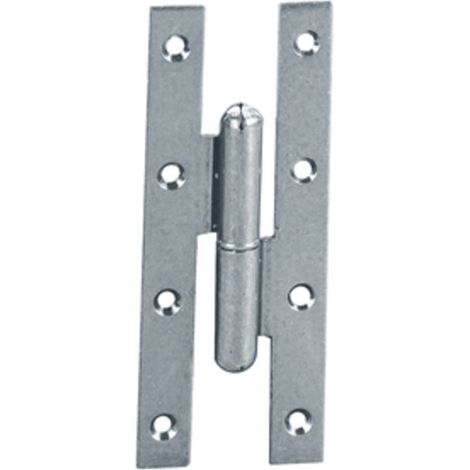 CERNIERA PAUMELLES 105 FERRO 55X140 MM DX Q.TA 12