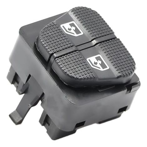 Interrupteur de lève-vitre pour Golf 3 Cabriolet Passat B3 B4 avec interrupteur de lève-vitre avec cadre double interrupteur à bouton-poussoir 1H0959855 (1/5)