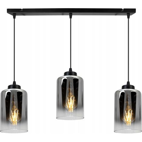 MODERNE ELEGANTE HÄNGELAMPE MIT GLASSCHIRM