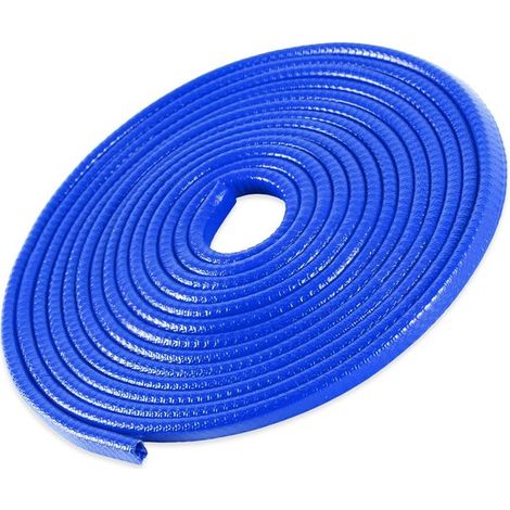 Tiras de PVC para parachoques，tiras de protección para puertas en forma de U，tiras de protección anticolisión de goma，azul [10 metros] (1/5)