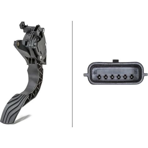 Capteur, position d'accelerateur Hella 6PV 009 978-811 RENAULT 18 00 278 90R