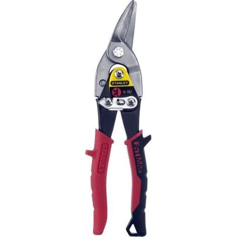 Cisaille Aviation Coupe Gauche Tête Fine Acier Forgé Chromé Double Action de Pivot pour Plus de Puissance Poignées Ergonomiques Gamme Robuste et Ergonomique 2-14-562 (1/4)