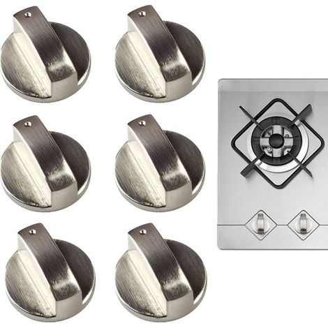 (6 pezzi) manopola per fornello a gas da 6 mm, manopola per fornello a gas, manopola universale per fornello a gas, manopola di controllo per fornello a gas, interruttore per forno (1/5)