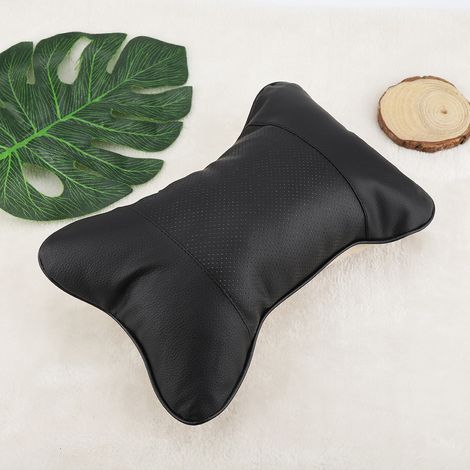 Coussin de soutien respirant et souple pour appui-tête de siège auto (noir) (1/5)