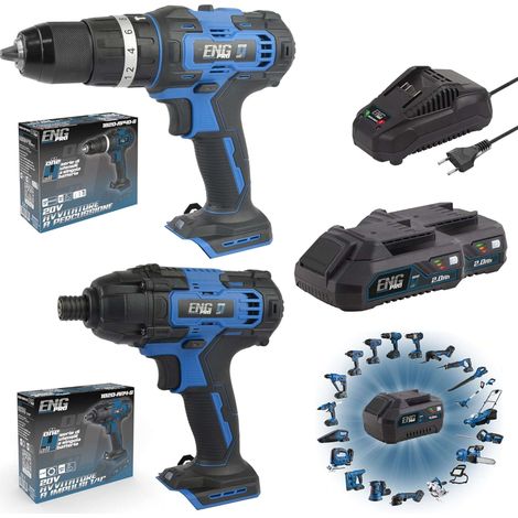 Avvitatore a percussione + Avvitatore a impulsi + Kit ONE4ALL 2.0 - ENG PRO (1/5)
