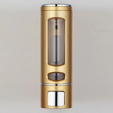 Wall-Mounted Soap Dispenser 400ml - Corrosion-Resistant ABS - Dispenses 1ml per Press - Drill-Free Installation (1/3)