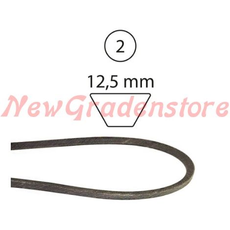 Cinghia motore semovenza idrostatico 1/2''x123'' MTD ZG6170 42'' 754-0491