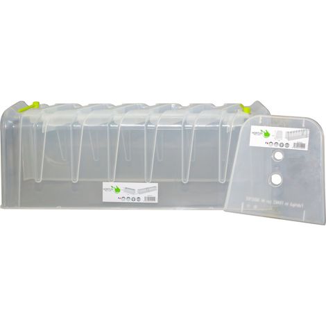 Lot de 3 tunnels modulables 78x29x28cm – 2 piquets inclus par tunnel – Serre tunnel rigide pour forçage – Éléments en plastique ultrarésistant – Pouss Vert