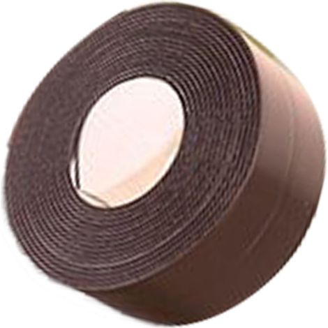Ruban d'étanchéité adhésif pour salle de bain et mur, liseré de finition pour évier et plan de travail cuisine (Marron 22mm x 3,2m) (1/5)