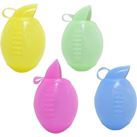 Set mit 4 wiederverwendbaren Silikon-Wasserbomben, spritzwassergeschützte Bälle, nachfüllbare Wasserbomben für Kinder, Aktivitäten