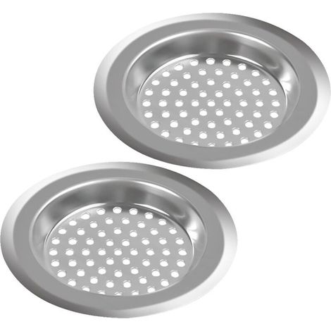 SHINING HOUSE Stück Küchenspülenfilter, Edelstahl-Spülbeckenfilter, Badezimmer-Spülbeckenfilter, Gitter für Küchenspüle, um Schlacke zu isolieren und verstopfte Ablagerungen zu verhindern – 76 mm