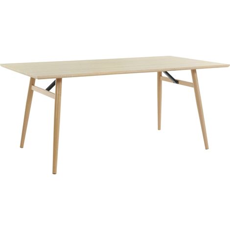 Harris-Table à manger 200x100 cm 8 places en Nature MDF Chêne