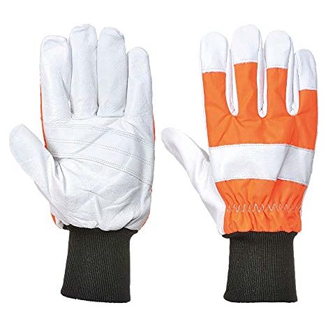 Guanti Di Protezione Da Boscaiolo E Motoseghista Oak Pro Arancio-Bianco 10 (1/3)