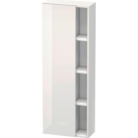 Armadio alto DURASTYLE 240x500x1400mm con anta sinistra, bianco opaco (1/4)