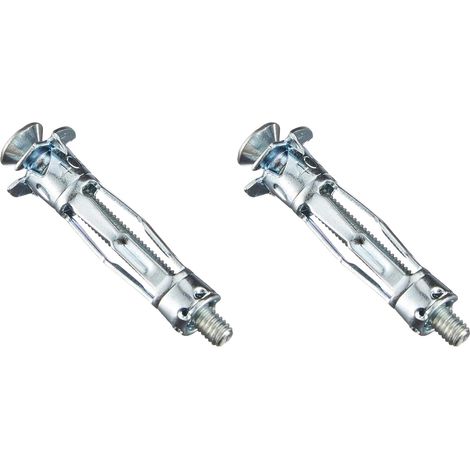 32 - Cheville Métallique - Vis M4 - Expansion Pour Mur Plein - Fixation Solide - Gris - 8x43mm