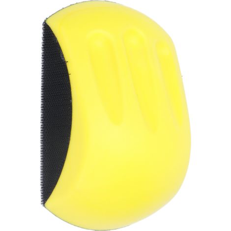 Handschleifklotz in Mausform aus Nylonschaum mit Klettverschluss, Polierpad, Holzbearbeitungswerkzeug, 12,7 cm (5 Zoll) (1/5)