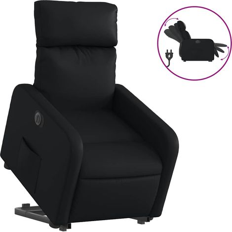 Maison Exclusive - Relaxsessel mit Aufstehhilfe Elektrisch Schwar