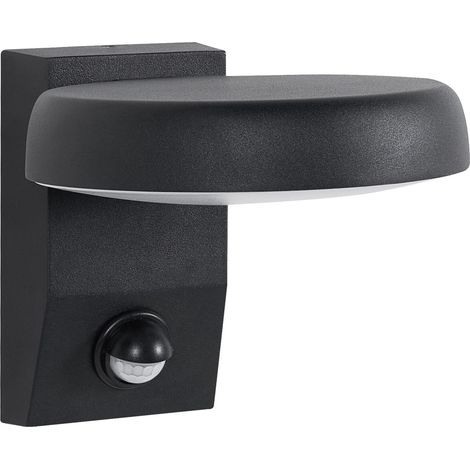 Lampada da Parete LED da Esterno in Metallo e Alluminio Nera Design Moderno Ventin (1/5)