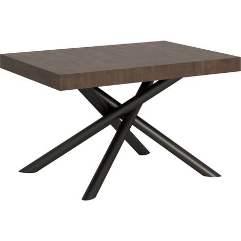 Tavolo "Pesaro" allungabile in legno per sala da pranzo -Allungabile fino a 234 cm / Noce (1/5)