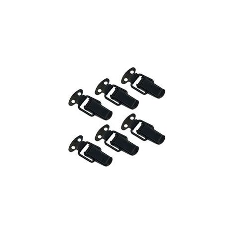 6 Pièces Fermoir à Levier Loquet à Ressort Verrou de Caisse pour Boîte à Outils Tiroir Armoire (49 x 21 mm) (1/5)