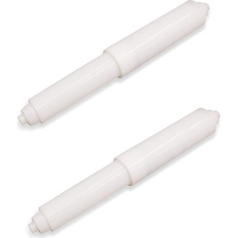 Porte-Papier de Toilette, 2 Pièces Porte Papier Hygiénique en Plastique, Supports de Papier Toilette, Porte-Papier Hygiénique, Chargé par Ressort (1/5)