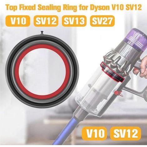 Joint d'étanchéité pour Dyson V10 SV12 Pièces Détachées Joints Bague D'étanchéité Fixe pour Dyson SV13 SV27 Joint Bague Etancheite avec Tournevis Joints Fixes (1/4)