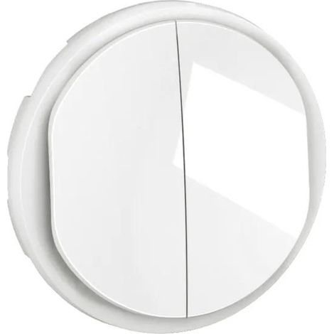 Copertura interruttore Legrand Céliane Bianco 6x6 cm Moderno