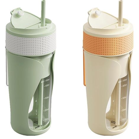 2-teilige 450-ml-Behälter, tragbare, tragbare Mixer, multifunktional für Saft und Getränke