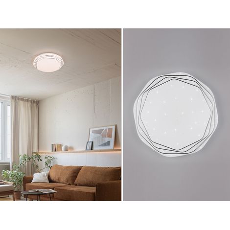 LED Deckenleuchte DIZZY mit Fernbedienung dimmbar & Sternenhimmel, Ø 38cm
