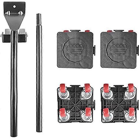 Matériel de déménagement de meubles, d'une capacité de charge de 880 lbs, équipé de 4 roues et d'un élévateur portable. (1/5)