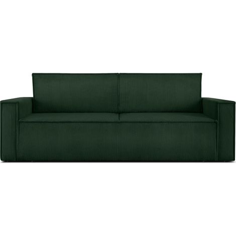 KONSIMO NAPI Schlafsofa in Pet Friendly Cord-Stoff, dunkelgrün (1/5)