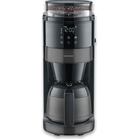 Machine à café filtre avec broyeur intégré et verseuse isotherme - S-Taste AromaOne - 1,25L jusqu'à 10 tasses - Affichage LED tactile - Stop goutte (1/5)