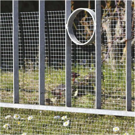 Verdelook Rete Metallica Zincata - Grigio - 50 cm x 10 m (1/2)
