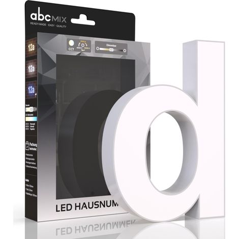 LED Hausnummer - d - CCT 12V 2700K/4000K/6500K (1/5)