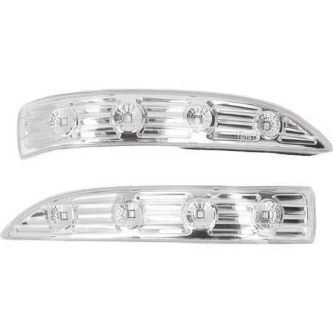 Intermitente del espejo retrovisor, lente de repuesto transparente para Hyundai Tucson Ix35 2010-2015, 2 piezas - Crezuo (1/4)