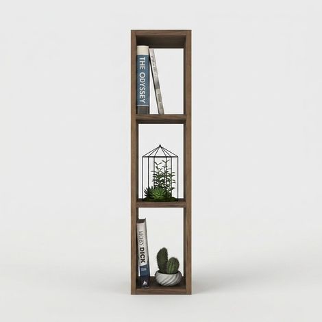 Mensola da parete, mensola portaoggetti Shelf Noce (1/3)