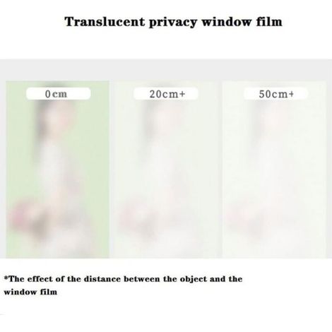 Film vitre électrostatique - 1 pièce, PVC réfraction coloré - Sans colle, enlevable Cuneary (1/5)