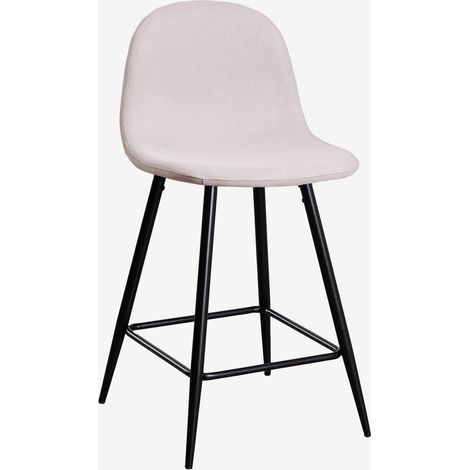Confezione da 4 sgabelli alti Glamm SKLUM Beige Crema Nero (1/5)