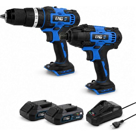 Avvitatore a percussione + Avvitatore a impulsi + Kit ONE4ALL 2.0 - ENG PRO