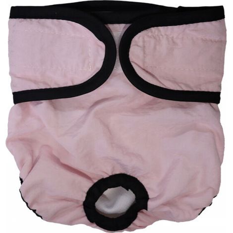 Pack de 2 pañales reutilizables para perros 36-41 cm, braguitas fisiológicas, braguitas higiénicas, shorts absorbentes lavables (1/5)