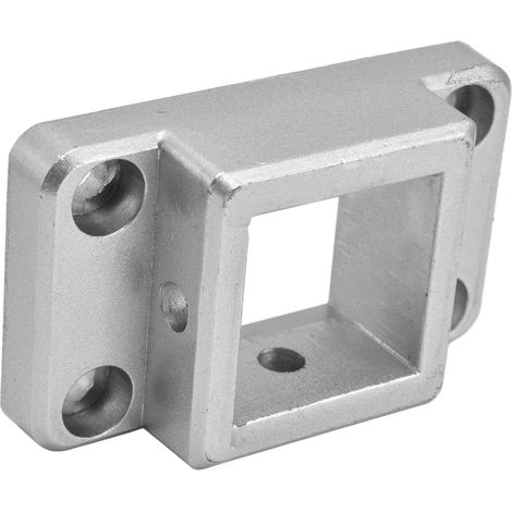 Raccord profilé aluminium base fixe à brides 2 voies bloc connexion coin carré accessoire 4040 (1/5)