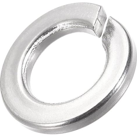 Rondelle Grower Fendue (1/2") 10Pcs, Rondelle Élastique à Ressort en Acier Inoxydable 304 - pour Applications Domestiques (1/5)