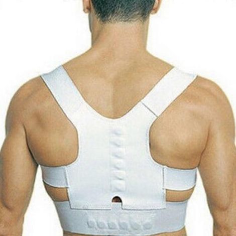 Correcteur de posture adulte réglable, maintien dorsal et épaules, orthèse cervicale, dos droit, soutien lombaire, taille S-L, noir, pour homme et femme.