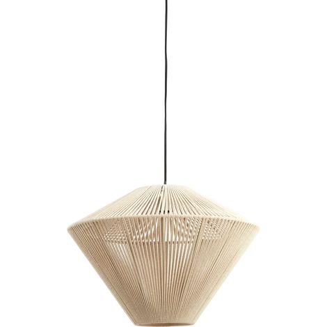 Light & Living - suspension - Felida - beige - coton - Ø 56cm - (1/4)