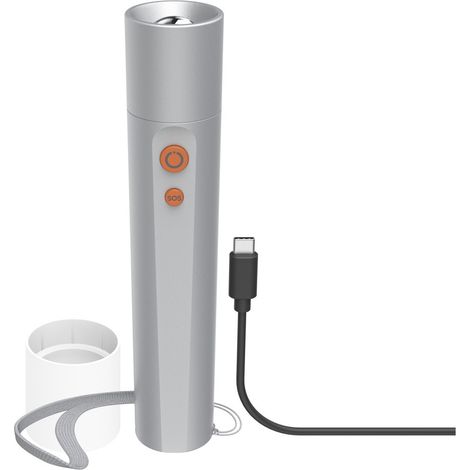 LAMPE DE POCHE LED ''FL350-C'', RECHARGEABLE, ALUMINIUM, 4 MODES + SOS HAMA (1/5)
