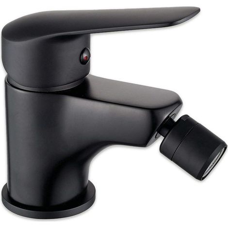 Grifo Monomando Para Bidé Negro Mate  Bormio (1/5)