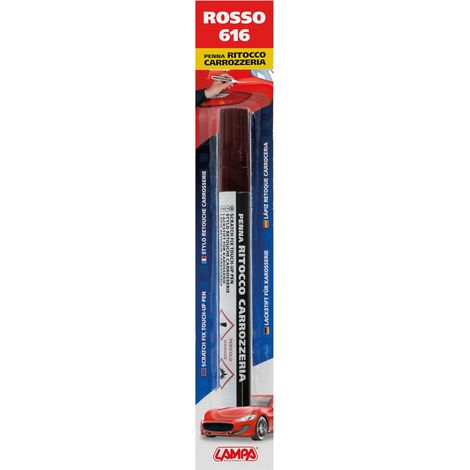 Penna ritocco carrozzeria - Rosso - 616