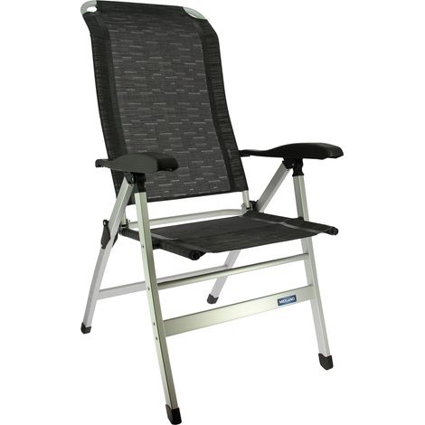 Maxi Komfort Campingstuhl Schwarz - Midland