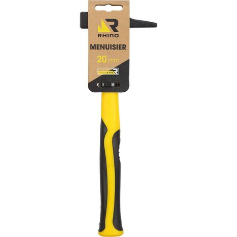 Marteau Menuisier 20 mm – Manche Incassable Trimatière – Marteau de Bricolage Bois et Tapisserie – Prise Confort (1/5)
