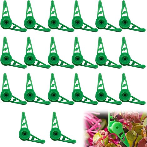 Con sus 20 abrazaderas de flexión ajustables a 360°, es adecuada para plantas y permite dar forma a plantas, árboles frutales y flores con baja presión. (1/5)
